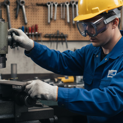 Professional Clear Safety Goggles with Direct Ventilation - Pack of 10