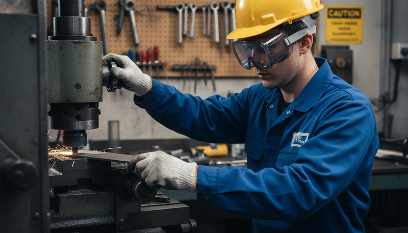 Dark Slate Gray Professional Clear Safety Goggles with Direct Ventilation - Pack of 10