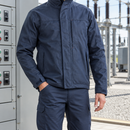 Fire Retardant Work Jacket with Arc Protection - Navy