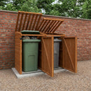 Double Bin Store - Durable Timber Construction