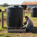 Tan Heavy Duty 2300 Litre Molasses Storage Tank - Premium Quality