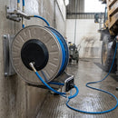 Stainless Steel Retractable Hose Reel 30m 3/8" 400 Bar