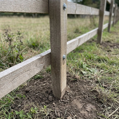 Larch Pointed Stob 4" x 3" for Fencing