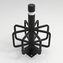 Six-station steel cycle rack with powder coat finish (view 2)