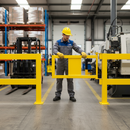 Light Slate Gray Heavy Duty Impact Railing System for Safety and Visibility