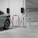 Dark Gray Premium EV Charging Point Protection Guard - Sub-Surface Fix