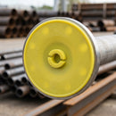 DN 20 Full Face Flange Protector – 3/4" Nominal, 100mm Head, Yellow LDPE (view 2)