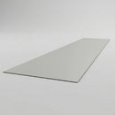 Aluminium Soffit Boards – Plain or Vented with Exterior Coating — RAL 7035 / 740mm Wide | Unvented
