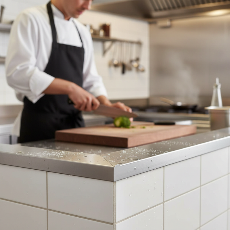 Dark Gray Premium Aluminium Standard Corner Joint Trim - 630mm Length - Satin Finish