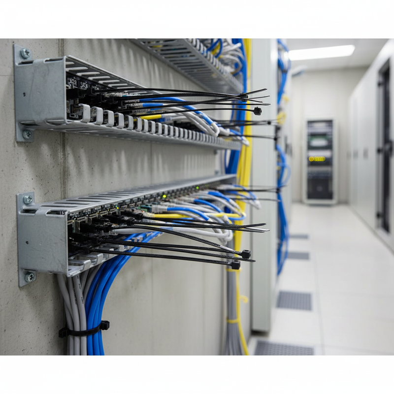 Light Slate Gray Heavy Duty Nylon Cable Ties 700mm x 7.6mm (Pack of 100) - Secure Fastening Solutions