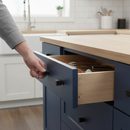 Professional Hexagonal Cabinet Knobs 32mm - 10 Pack Brushed Brass for Modern Furniture Design