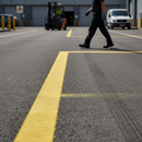 Dim Gray Premium Thermoplastic Line Marking for Durable Road and Parking Markings