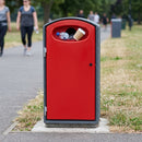 112 Litre Recycling Bin with GRP Door and Four Apertures