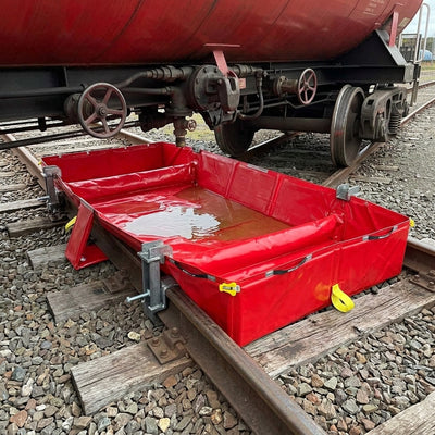 Collapsible Railway Spill Bund 800 Litre – 1435mm Gauge