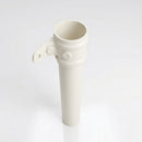 Traditional Aluminium Downpipe 76mm Diameter × 3m Eared Socket — RAL 9010