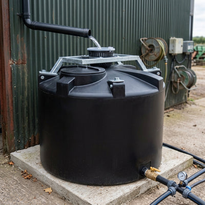 3000 litre low-profile non-potable water tank, 2" BSP outlet