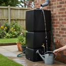 Dark Slate Gray Premium Tall Slim 825 Litre Pillar Water Butt with Multiple Outlets