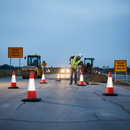 Light Slate Gray 460mm Heavy Duty Traffic Road Cone with High Durability