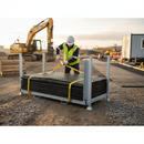 Dim Gray Premium Stillage for Ground Protection Mats - Organised Storage Solution