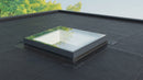 Flat Glass Rectangular Rooflight 1000x1000mm with Kerb