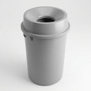 60 litre plastic open top bin grey (view 2)