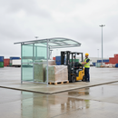 Light Gray Premium Extension Bays with Clear PETG Cladding - 1m to 5m Options