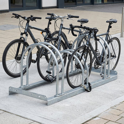 Hi Hoop Cycle Rack – 3.5mm Steel, 55mm Tyre Capacity