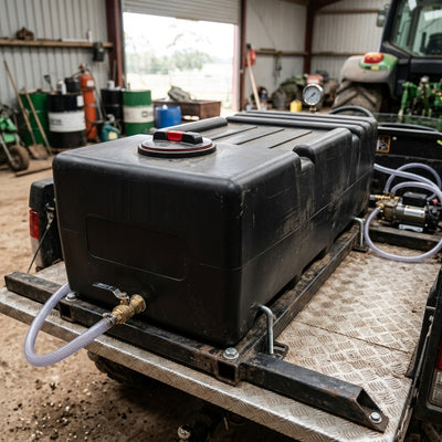 400L Squat Polyethylene Tank, UV Stabilised