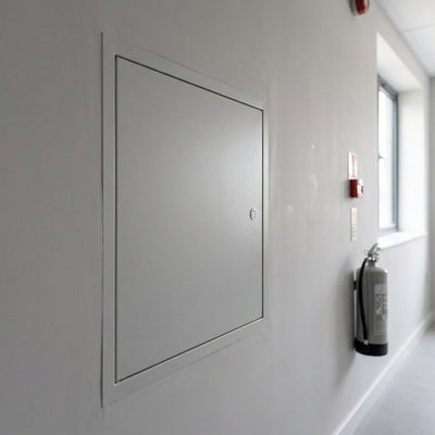 1hr Fire Rated Metal Access Panel 600x600mm Beaded Frame
