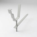 Moulded Ogee Gutter Rise and Fall Bracket 125 x 100mm — RAL 7035