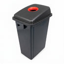 60 Litre Indoor Recycling Bin – Compact Plastic Waste Container (view 2)