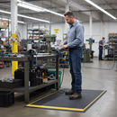 Dark Slate Gray Premium Anti-Fatigue Mat with Pebble Surface - 60cm Width