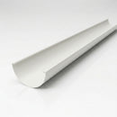 Half Round Aluminium Gutter 125mm x 3m Marine Grade — RAL 9016