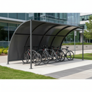 Dark Slate Gray Premium Open Sided Bike Shelter with Galvanised Roof 1m - 5m