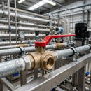 1" BSP Female 3-Way T Port Ball Valve, 25 Bar
