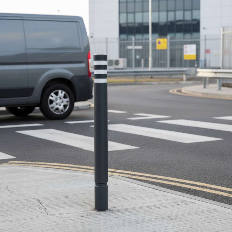 Light Slate Gray Premium Plastic Marker Post for Path Marking and Demarcation