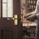 Premium Victorian-Style Door Handle Set with 112mm Scroll Latch for Wooden Internal Doors - Complete Installation Kit