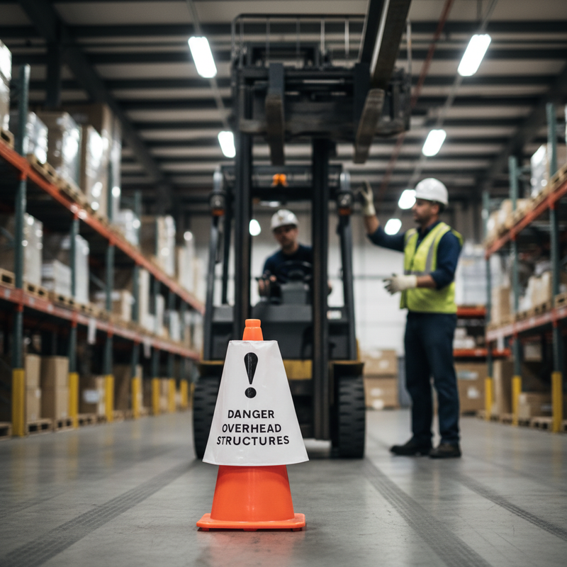 Dark Slate Gray Premium Replacement Danger Overhead Structure Cone Sleeve - 750mm & 1000mm