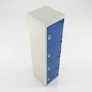 4-Door Steel Locker Cabinet, Cam Lock, 1800 × 300 mm (view 2)