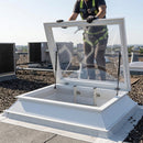 Polycarbonate Roof Access Hatch 150mm Upstand for Safe Access