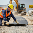 Gray Heavy Duty Single Sided Access Mat - 1500mm x 1000mm x 15mm