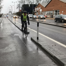 Light Slate Gray Premium Lane Separators for Traffic and Cycle Safety