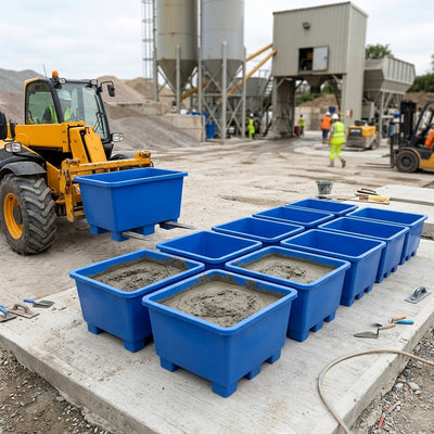 250L Forklift Mortar Tub, 1065×795×600mm – 10 Pack
