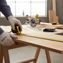 Tan Premium 5m Metric and Imperial Tape Measure with Locking Blade