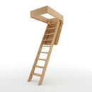 Fire Resistant Wooden Loft Ladder with Insulated Hatch 60 Min (view 2)