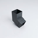 Flush Joint Aluminium Downpipe Bend 72x72mm — RAL 7016 / 112.5 Degrees