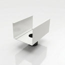 Aluminium Box Gutter Outlet 63mm Diameter 135 x 100mm — RAL 9016