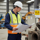 Dark Gray High-Performance Two Tone Executive Waistcoat with ID Pocket - Saturn Yellow/Orange