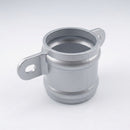 Traditional Downpipe Spare Socket Eared 76mm Diameter — RAL 9006