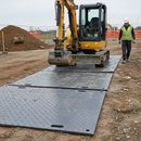 Light Slate Gray Heavy Duty Ground Protection Board - 2400mm x 1100mm x 10mm
